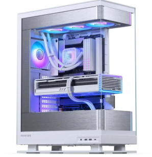 Glass side-panel PC with RGB lighting